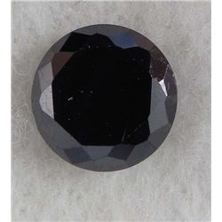 6.5ct Natural Gemstone Round Shaped Black Color