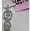 .20 Carat All Diamonds 14K White Gold Pendant