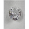 3.85 Ct. Natural White/Clear Oval Gemstone