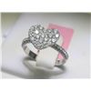 All 68 Diamonds Heart Design .96 CT 14K White Gold Ring