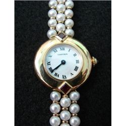 GT0013 Vintage Cartier Watch with Box and Links