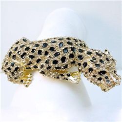 Swarovski Crystal Leopard Bangle Bracelet  mwf2140