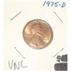 Image 1 : 1975-D LINCOLN CENT PENNY *RARE UNC HIGH GRADE*!!