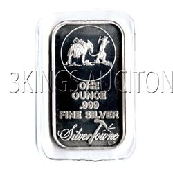 Silvertowne Silver Bullion 1 oz Bar .999 fine