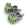 Image 1 : Peridot 1.70ctw Earring 14kt White Gold