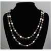 Image 1 : 455.85 CTW LONGSTRAND FRESHWATER PEARL 23" WHITE-GREEN-