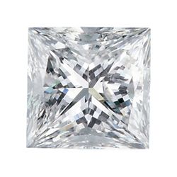 Certified Princess Diamond 1.00 Carat F, VVS2 GIA