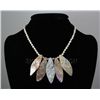 Image 1 : 201.62 CTW FRESHWATER CAPIZ PENDANT/MOTHER OF PEARL 24"