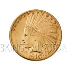 $10 Indian Extra Fine Early Gold Bullion