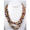 Image 1 : 275.70ctw Freshwater Multi-Color Pearl Necklace