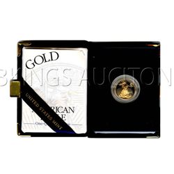 Proof American Gold Eagle Quarter Ounce (Date Of Our Ch