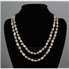 Image 1 : 466.27 CTW LONGSTRAND FRESHWATER PEARL 23" WHITE-PEACH