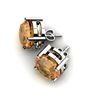 Image 1 : Citrine 6.60ctw Earring 14kt White Gold