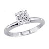 Image 1 : 0.50 ct Round cut Diamond Solitaire Ring, G-H, VVS