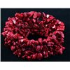 Image 2 : 262.10 CTW CHIPPED STONE 6" CORAL RED BRACELET