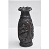 Image 1 : Dark Color Haldu Wood Flower Vase size 10in.x4.5in.