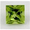 Image 3 : Peridot 10.28 ctw Loose Gemstone 6x6mm Princess Cut