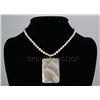 Image 1 : 139.16 CTW FRESHWATER CAPIZ PENDANT/MOTHER OF PEARL 24"