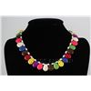 Image 1 : 362.66 CTW FRESHWATER PEARL WITH TURQUISE 18" MULTICOLO