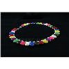 Image 2 : 362.66 CTW FRESHWATER PEARL WITH TURQUISE 18" MULTICOLO
