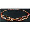 Image 2 : Natural 433.73ctw Orange Carnelian Quartz Silver Neckla