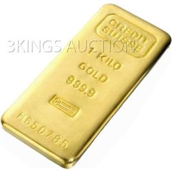 32.15 Troy Ounces One Kilo Gold Bar (Manufacturer Our C