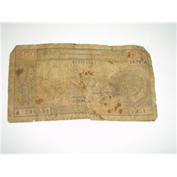 1979 500 CINO NOTE *RARE NOTE*!!