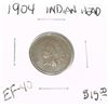 Image 1 : 1904 INDIAN HEAD RED BOOK VALUE IS $15.00 *RARE EXTRA FINE-40 HIGH GRADE*!!