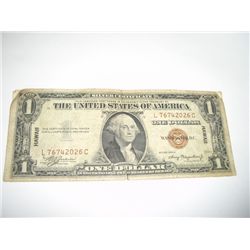 1935 HAWAII SERIES A $1 SILVER CERTIFICATE NOTE *SERIAL # L76742026C*!!