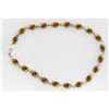 Image 1 : NATURAL 10.00 CTW CITRINE OVAL BRACELET .925 STERLING S