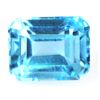 Image 1 : Natural 3.01ctw Blue Topaz Emerald Cut 7x9 Stone