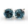 Image 1 : Genuine 5.0 ctw Topaz Stud Earring 14k 1.1g