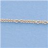 Image 2 : Genuine 16" 14k  Gold-Yellow  1.3mm Oval Link Chain