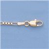 Image 1 : Genuine 16" 14k  Gold-Yellow  1.6mm Figaro Box Chain