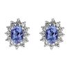 Image 1 : Genuine 2.18 ctw Tanzanite Earring 14k 2.1g