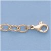 Image 1 : Genuine 16" 14k  Gold-Yellow  4.5mm Twisted Oval 13.7g