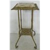 Image 1 : Victorian onyx top brass stand