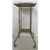 Image 2 : Victorian onyx top brass stand