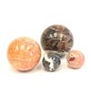 Image 1 : 4 marble ball ornaments