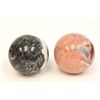 Image 2 : 4 marble ball ornaments