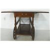 Image 2 : Cherrywood tea cart with drop sides