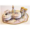 Image 4 : Limoges vanity set including platter