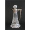 Image 1 : Etched & cut glass claret jug