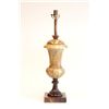 Image 1 : Antique alabaster lamp