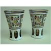 Image 1 : Pair Bohemian vases "Floral"
