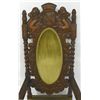 Image 3 : Walnut carved figural throne chair ca. 1900's