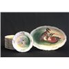 Image 1 : Limoges set depicting "Game Ducks" 13 pieces