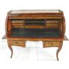 Image 2 : 19th c. cylinder roll parquetry inlaid desk
