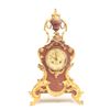 Image 1 : Rouge marble & bronze ormolu clock