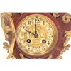 Image 3 : Rouge marble & bronze ormolu clock